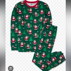 Festive Santa Christmas Pajama Set